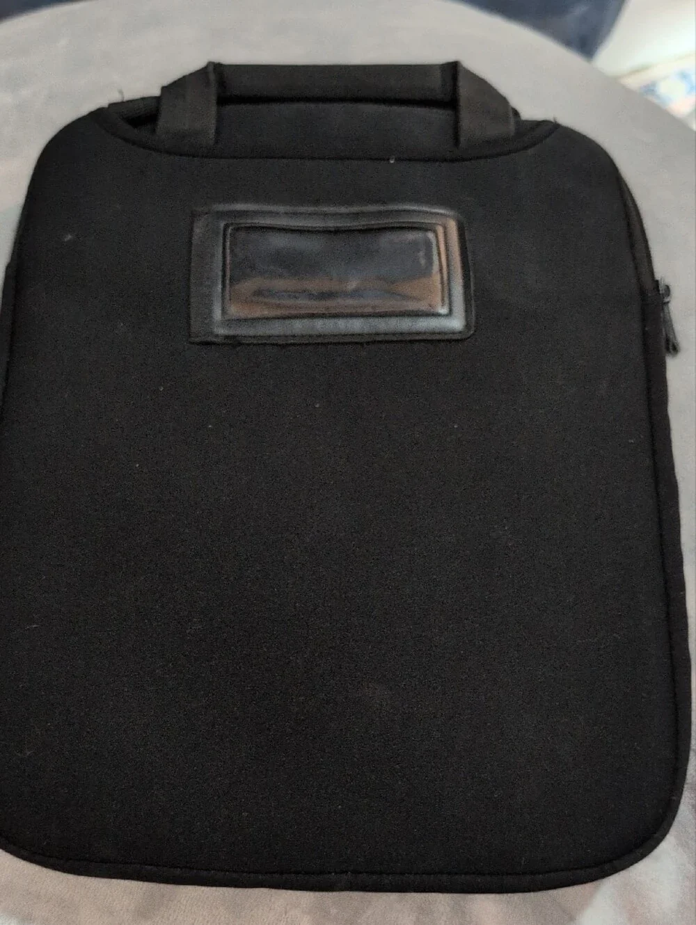 Targus Black Laptop Sleeve with Front Zip and Handle